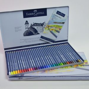 Lapiz de color Acuarelable 36 col. FABER CASTELL GOLD (114636) caja metal