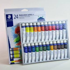 Acuarelas 24 colores en pasta STAEDTLER