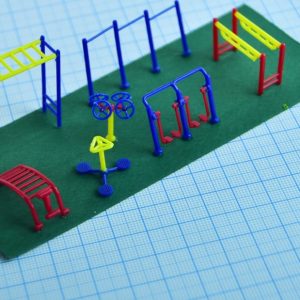 Arti. Parque PQ-04 de plástico Esc.1:100 imp.