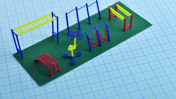 Arti. Parque PQ-04 de plástico Esc.1:100 imp.