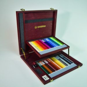 Lápiz de dibujo pastel 60 col. Stabilo Carbothello caja de madera