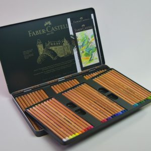 Lápiz de dibujo pastel 60 col. FABER CASTELL Pitt caja metal 112160