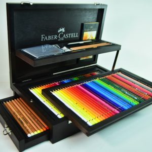Set de lápices artísticos FABER CASTELL 126 pzs (36 col + acc) E/madera (110085)