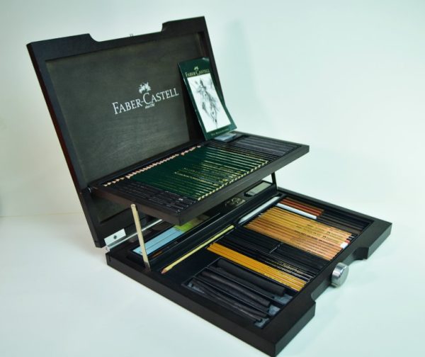 Set de lápices artísticos FABER CASTELL PITT (86 pzs) est. madera 112971 - Imagen 2
