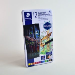 Lapiz de color largo 12 col. STAEDTLER SOFT 1012 149C M12 c/metal