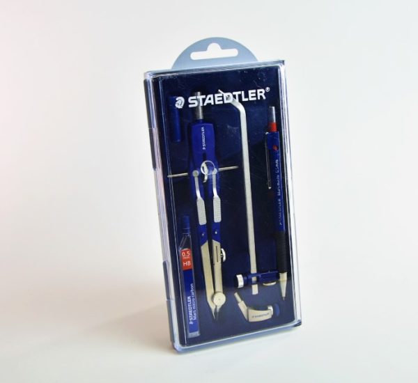 Compas de prec/milimétrica STAEDTLER 552 02 PR1 Mars Alargador y adaptador + portaminas