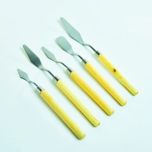 Espátula Metálicas para Oleo Set/5 GRAFT AR-4-2.