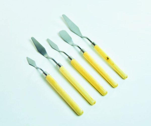 Espátula Metálicas para Oleo Set/5 GRAFT AR-4-2.