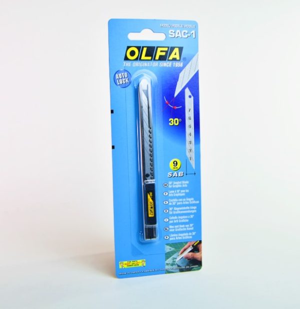 Estilete Calador Olfa Grafica SAC-1 Angulo de corte 30º