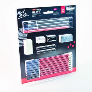 Set para dibujo artístico MON MARTE 18 pzs MPN0039