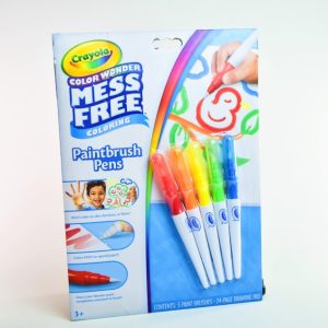 Marcador punta Pincel 5 col. CRAYOLA + 24 hjs p/pintar 752023
