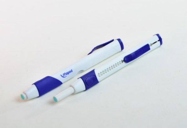 Portagomas 7 mm. MAPED 512500 Gom Pen conform triangular