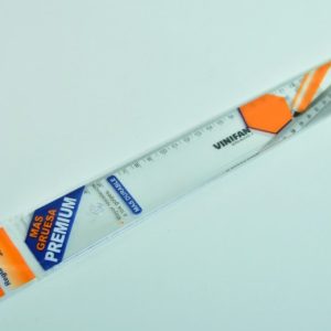 Regla Plástica 30 cms VINIFAN Premium (grueso) 40012