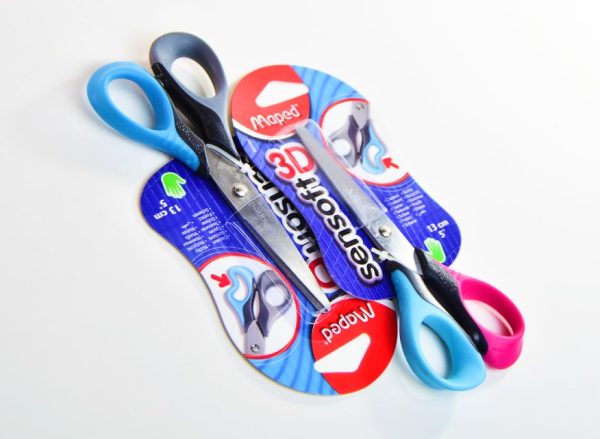 Tijera MAPED 13 cm 069300 Sensoft Flexible p/redonda