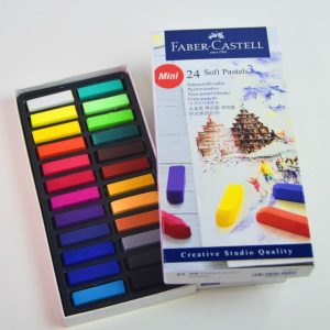 Tiza Pastel Seco 12 col FABER CASTELL SOFT 128312