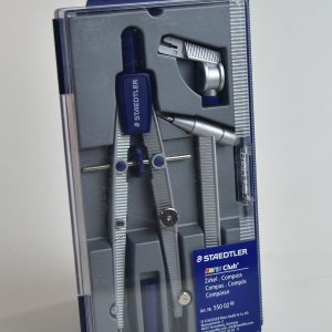 Compas de prec/milimétrica STAEDTLER 550 02 Noris Club c/alargador y adaptador