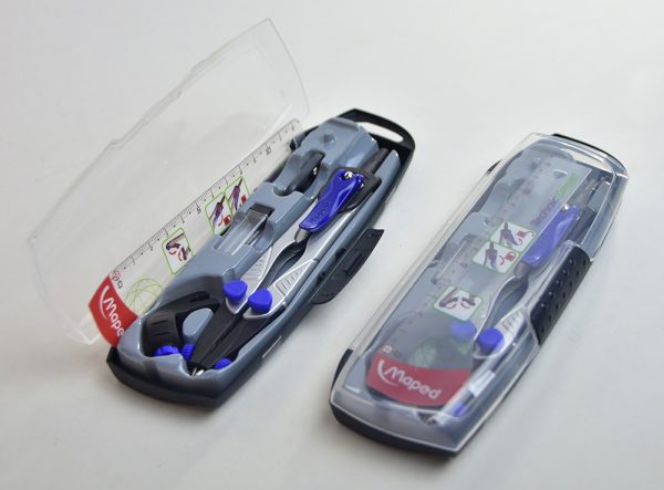 Compas c/palanca de precisión MAPED 538700 1 Technic compac 4 piezas.