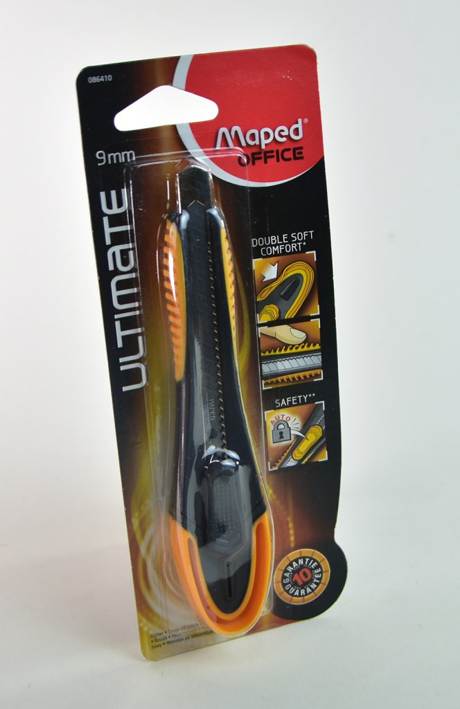 Estilete 9 mm Maped Ultimate 86410 agarre suave