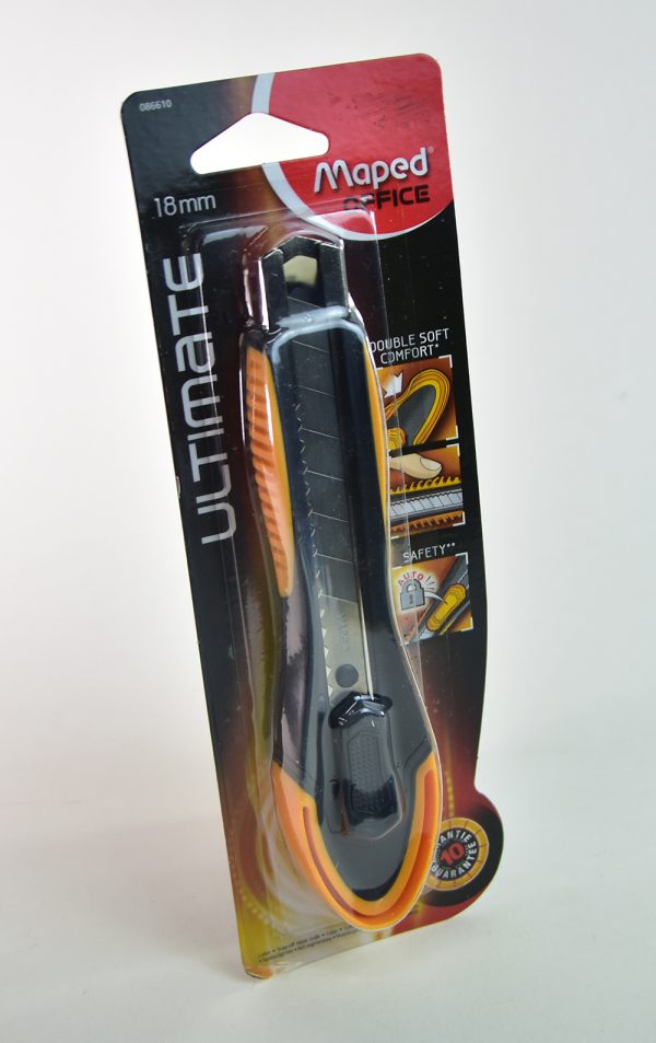 Estilete 18 mm Maped Ultimate 86610 p/Diestro agarre suave
