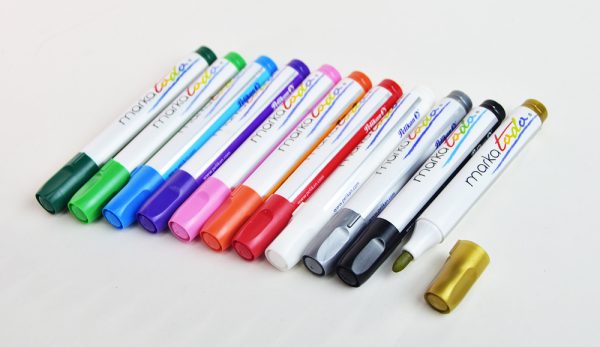 Marcador Metálico 12 col. PELIKAN Markatodo punta gruesa - Imagen 2