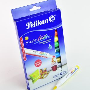 Marcador Metálico 12 col. PELIKAN Markatodo punta gruesa