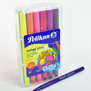 Marcador punta Pincel 12 col. PELIKAN Markana 3034