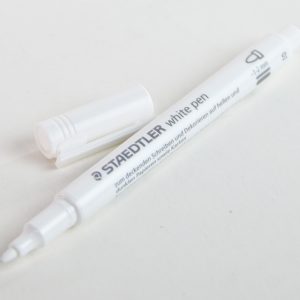 Marcador Blanco Staedtler delgado 8323-0