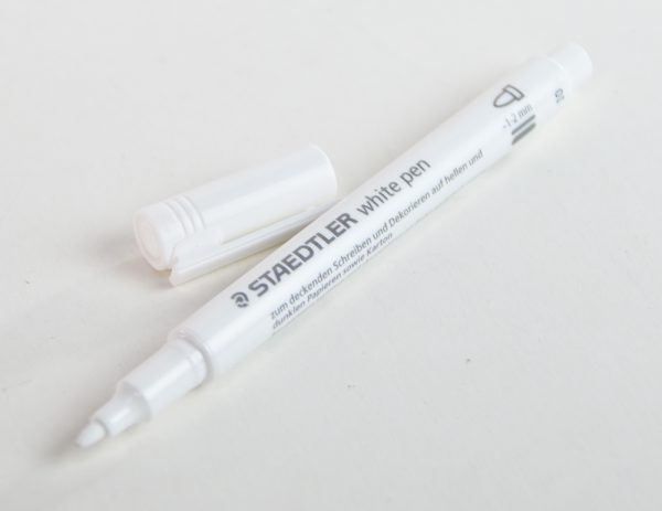 Marcador Blanco Staedtler delgado 8323-0