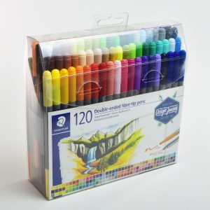 Marcador para dibujo 120 col STAEDTLER Duo Twin tip doble punta 3200 TB120
