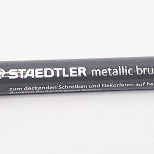 Marcador Metálico Staedtler punta Pincel Plata 8321-81