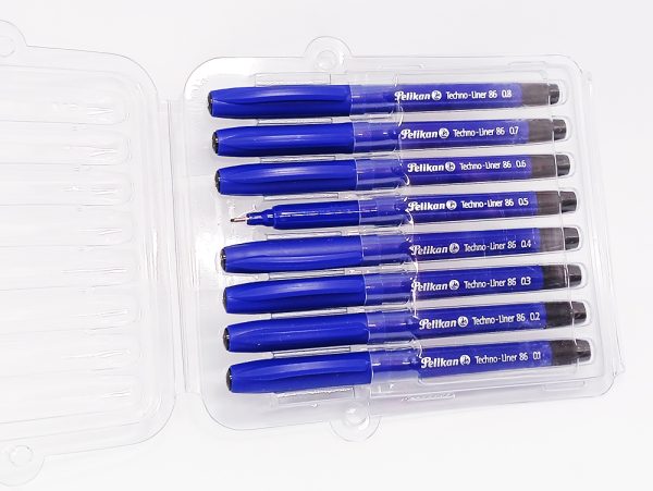Tiralíneas PELIKAN Tecno Liner 86 Set/8 pzs. - Imagen 3