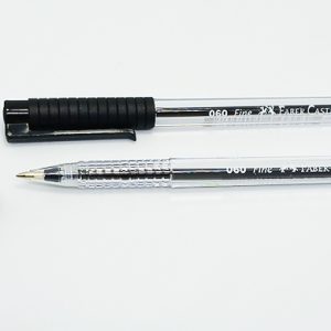 Bolígrafo Faber Castell 060 0.7 mm punta fina negro