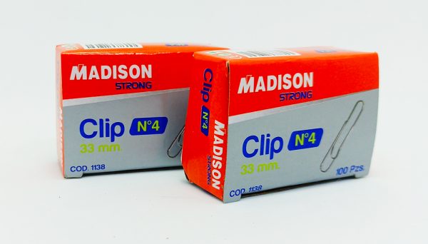 Clips metálico de 33 mm Nº 4 Madison - Imagen 2