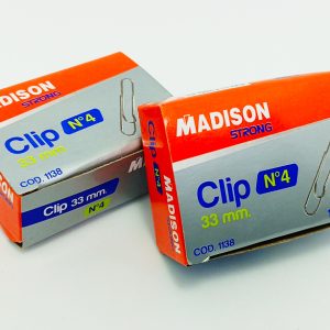 Clips metálico de 33 mm Nº 4 Madison