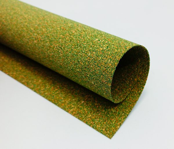Corcho en lamina 0.9 mm Verde 60 x 90 cms. (1/32")