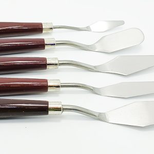 Espátula Metálicas para Oleo Set/5 Knives AR-1-2