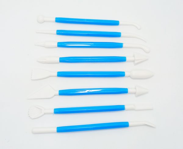 Estecas de 8 piezas de plástico para fondant y artesanía Craft AR 4-17