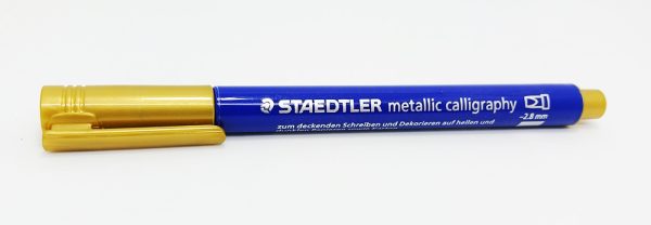Marcador Metálico STAEDTLER Caligráfico Oro 8325-11