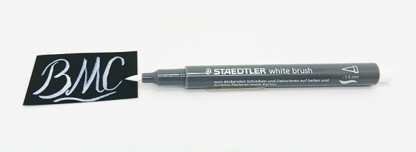 Marcador Metálico Staedtler punta Pincel Blanco 8321-0 - Imagen 3