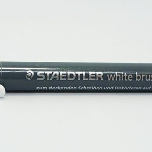 Marcador Metálico Staedtler punta Pincel Blanco 8321-0