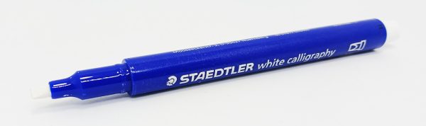 Marcador Metálico STAETDLER Caligráfico Blanco 8325-0 - Imagen 2