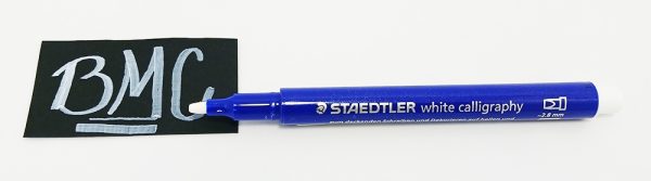 Marcador Metálico STAETDLER Caligráfico Blanco 8325-0 - Imagen 3