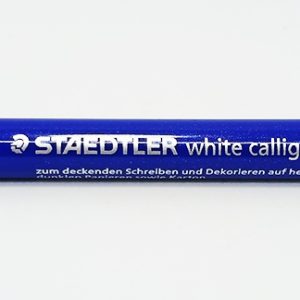 Marcador Metálico STAETDLER Caligráfico Blanco 8325-0