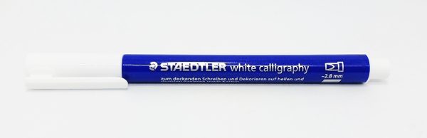 Marcador Metálico STAETDLER Caligráfico Blanco 8325-0