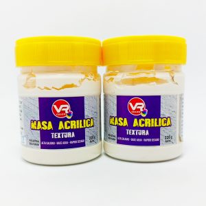 Masa Acrílica VR color textura de 220 gramos.