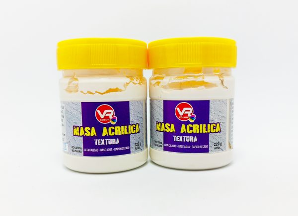 Masa Acrílica VR color textura de 220 gramos.