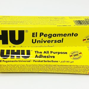 Pegamento UHU liquido de 60 ml.