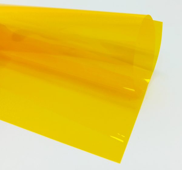 Acetato Liso transparente A4 liso color amarillo