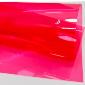 Acetato Liso transparente A4 liso color rojo
