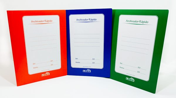 Archivador rápido tamaño carta mecanismo Plástico Líder - Imagen 3